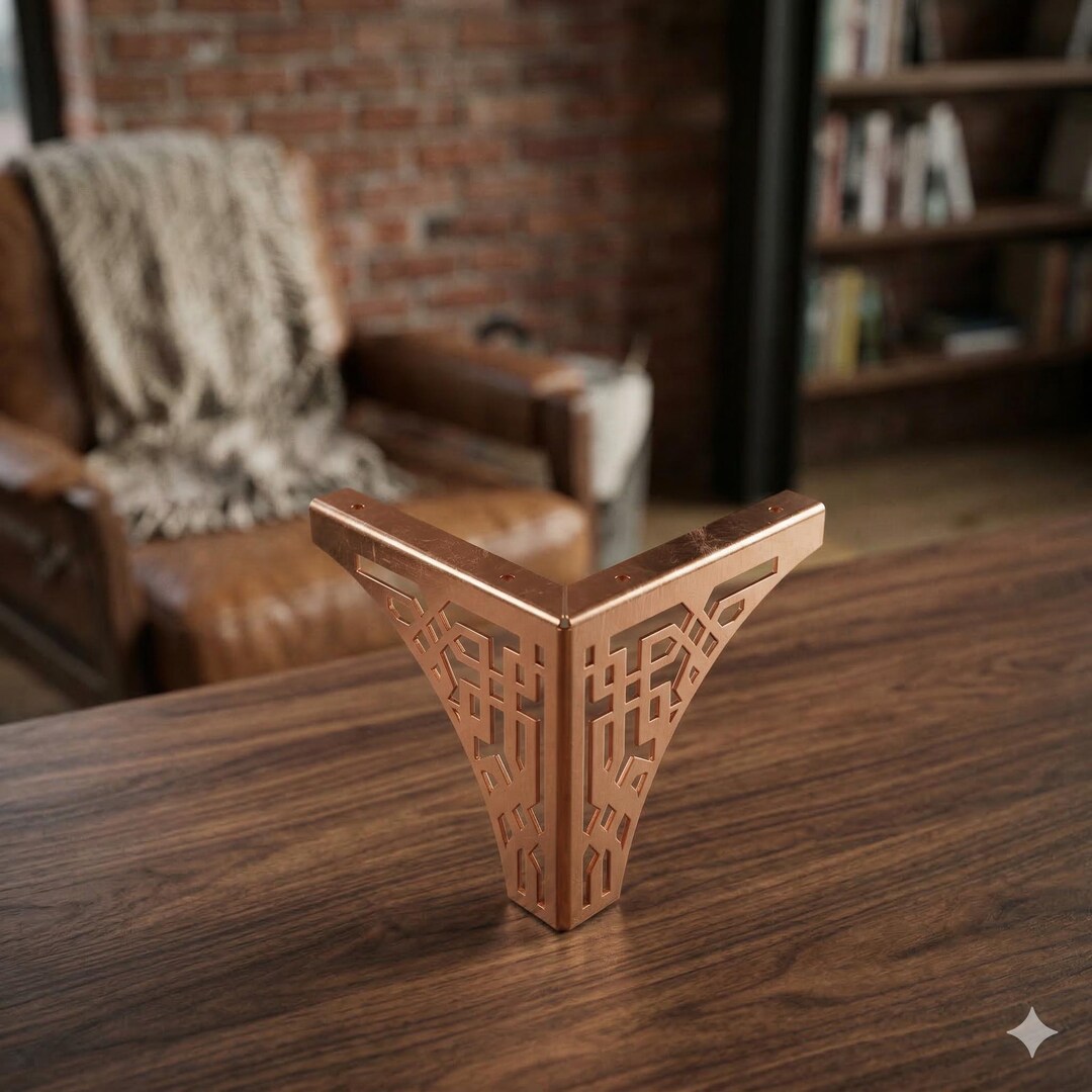 Furniture Leg V4 DXF File: CNC Laser Cut Template - Etsy