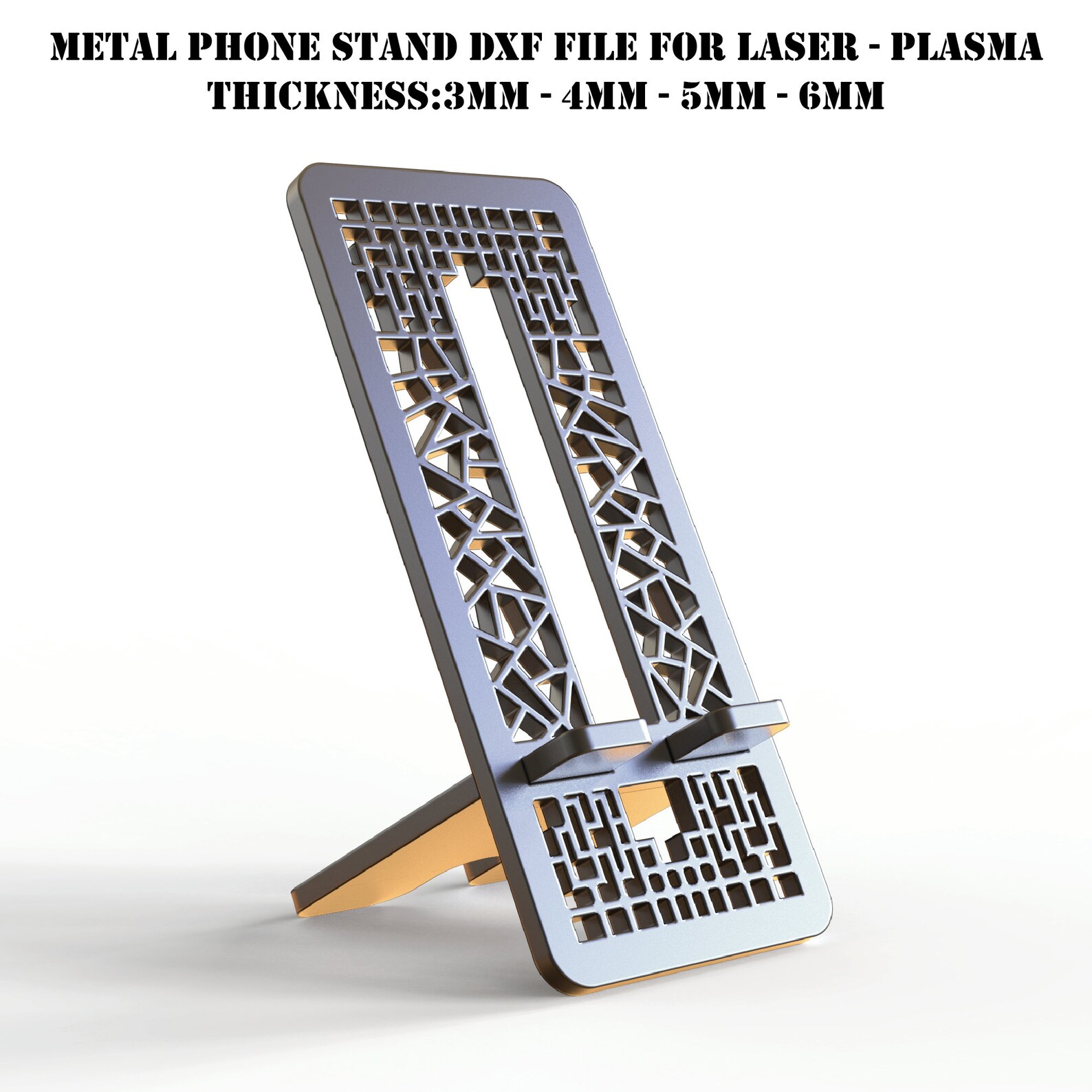 DIY Unique Phone Stand DXF Cutting Files, Charging Dock DXF Cut Files , Dwg/dxf Files Download