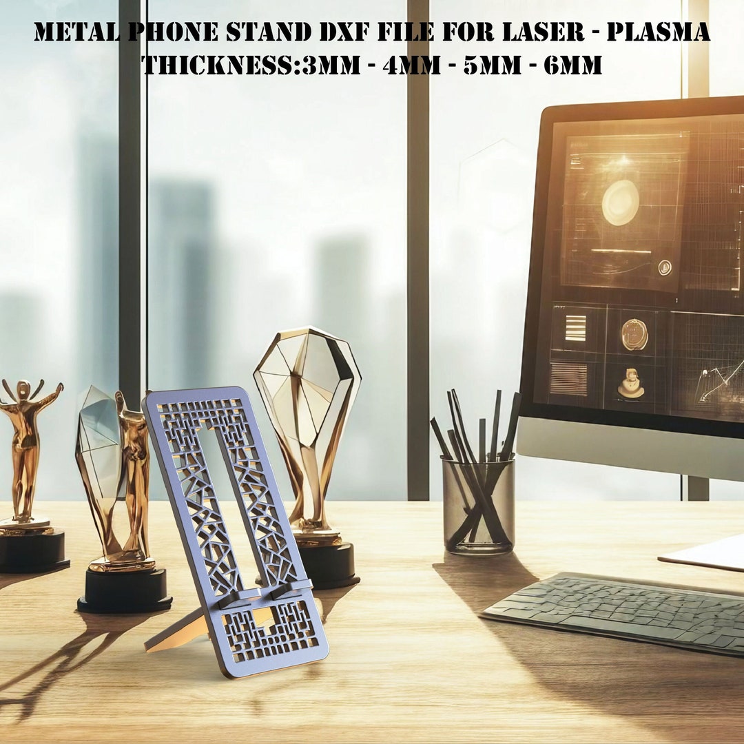 DIY Unique Phone Stand DXF Cutting Files, Charging Dock DXF Cut Files , Dwg/dxf Files Download