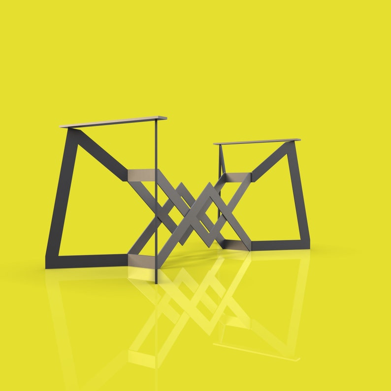 Collapse Metal Table DIY Metal Table Leg Welding Plans: DXF Project Template (digital ...