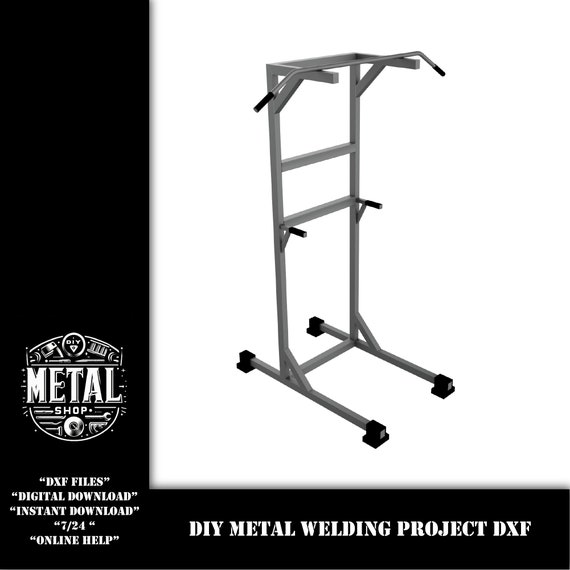DIY Chin-up Stand Metalworking Plans: Welding Project (PDF