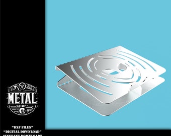 Diy Sheet Metal Laptop Stand Dxf Files, Metal Welding Project DXF Plans, dwg/dxf files download