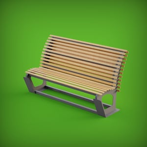DIY Metal Bench V6 Schweißprojekt-Pläne, Dxf Datei, Schweißer Kit, Schweißprojekt Vorlagen
