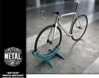 DIY Metal Bike Stand Welding Kit DXF File (Digital Download) (designed by dxffilesdiymetalshop)