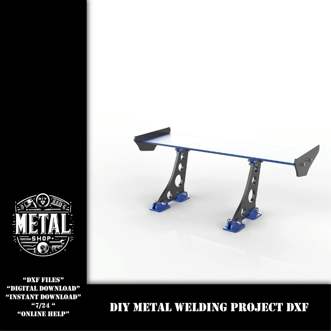 DIY Custom Spoiler Project Dxf Files for Plasma, Diy Aluminum Spoiler