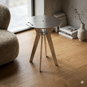 Diy Cnc Cut Files for Metal Stool Welding Project Plans: Stool DXF File