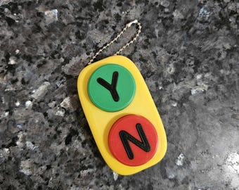 Clicky Fidget Bluey Yes/No Button Clicker Fidget Yes No Button