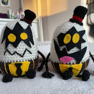 Crochet Egg Bois -Digitale Muster- Anfängerfreundliche Hazbin Hotel Häkelanleitung