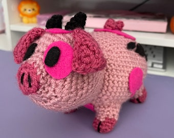 Fat Nuggets crochet pattern- Hazbin Hotel crochet - Experienced beginner level -