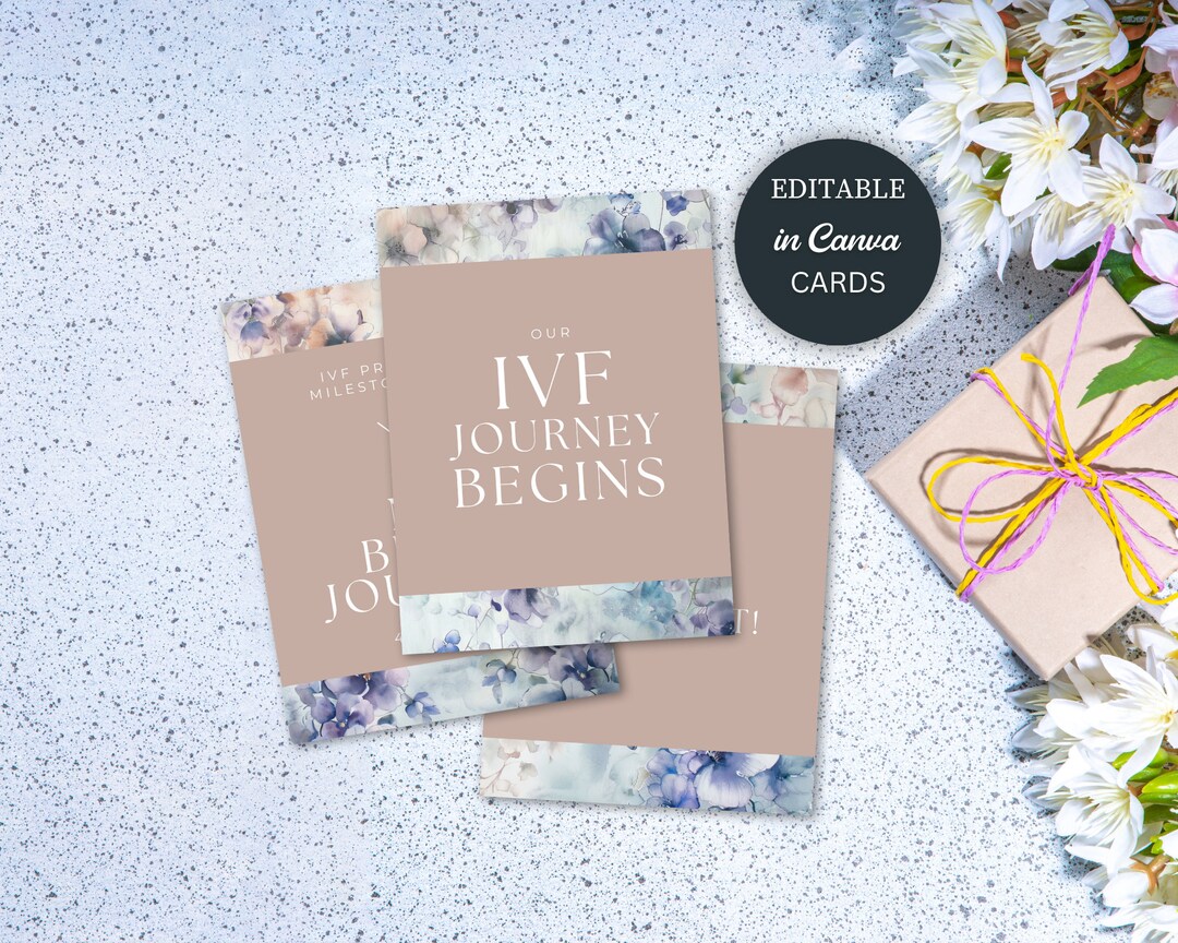 IVF Milestone Cards Digital Download for Positive Journey - Etsy