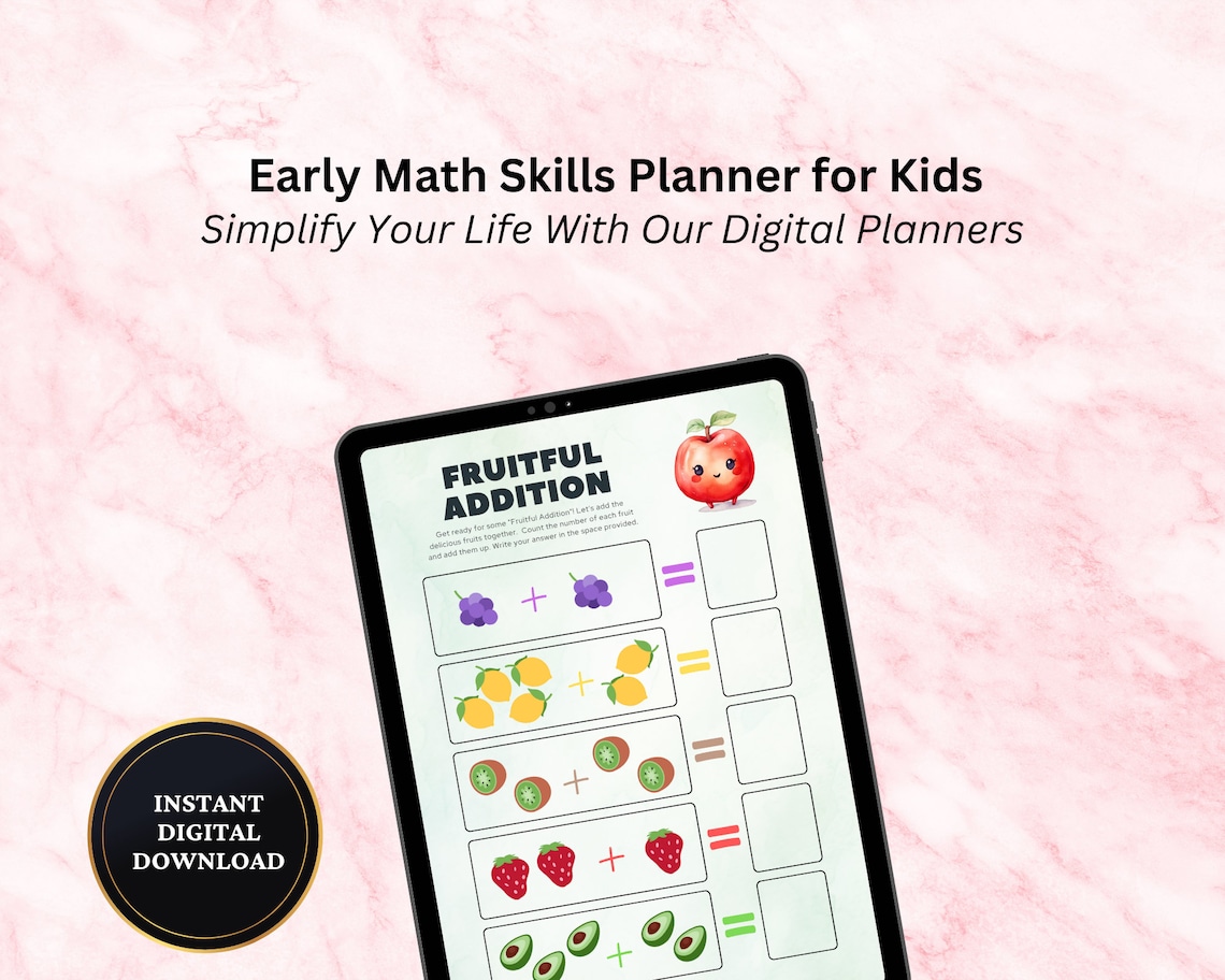 Math Activities for Kids, Math Worksheets for Kids Learning, Editable ...