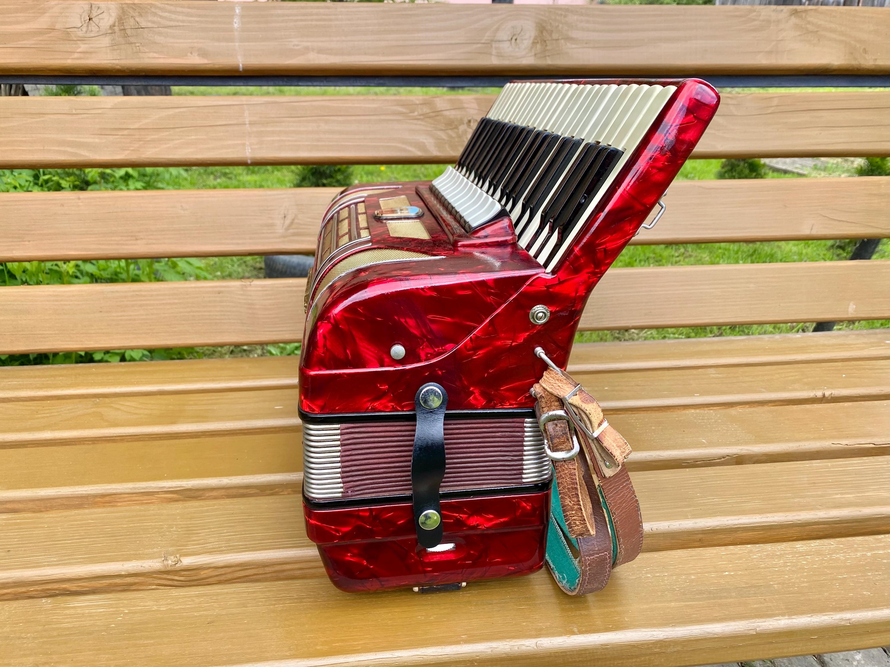 Vintage Stradella Accordion , 41 Keys , 120 Bass , Made in Italy