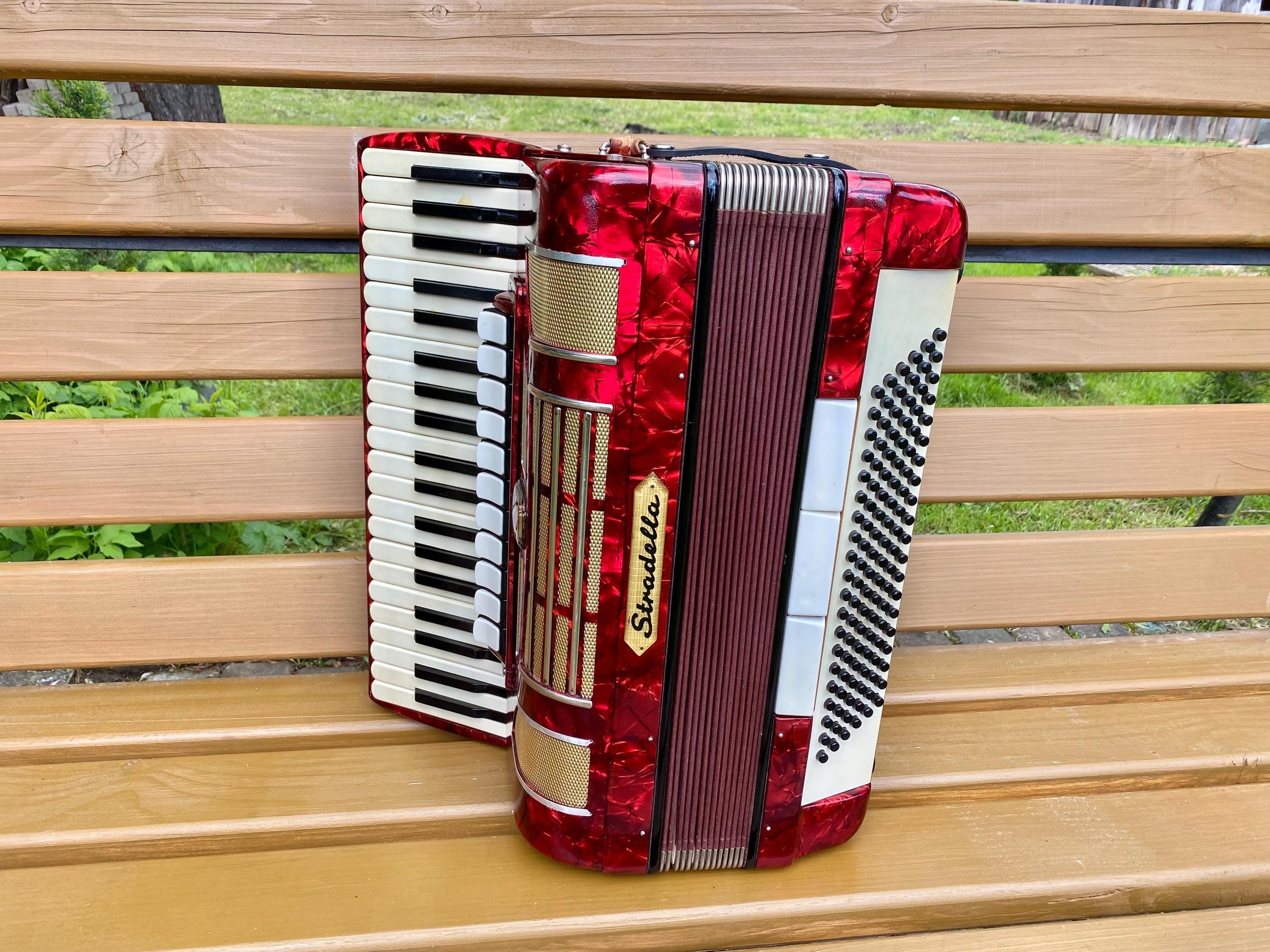 Vintage Stradella Accordion , 41 Keys , 120 Bass , Made in Italy