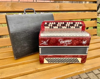 修理用 ヴィンテージ バヤン ERA、ロシアのアコーディオン、100 ベース