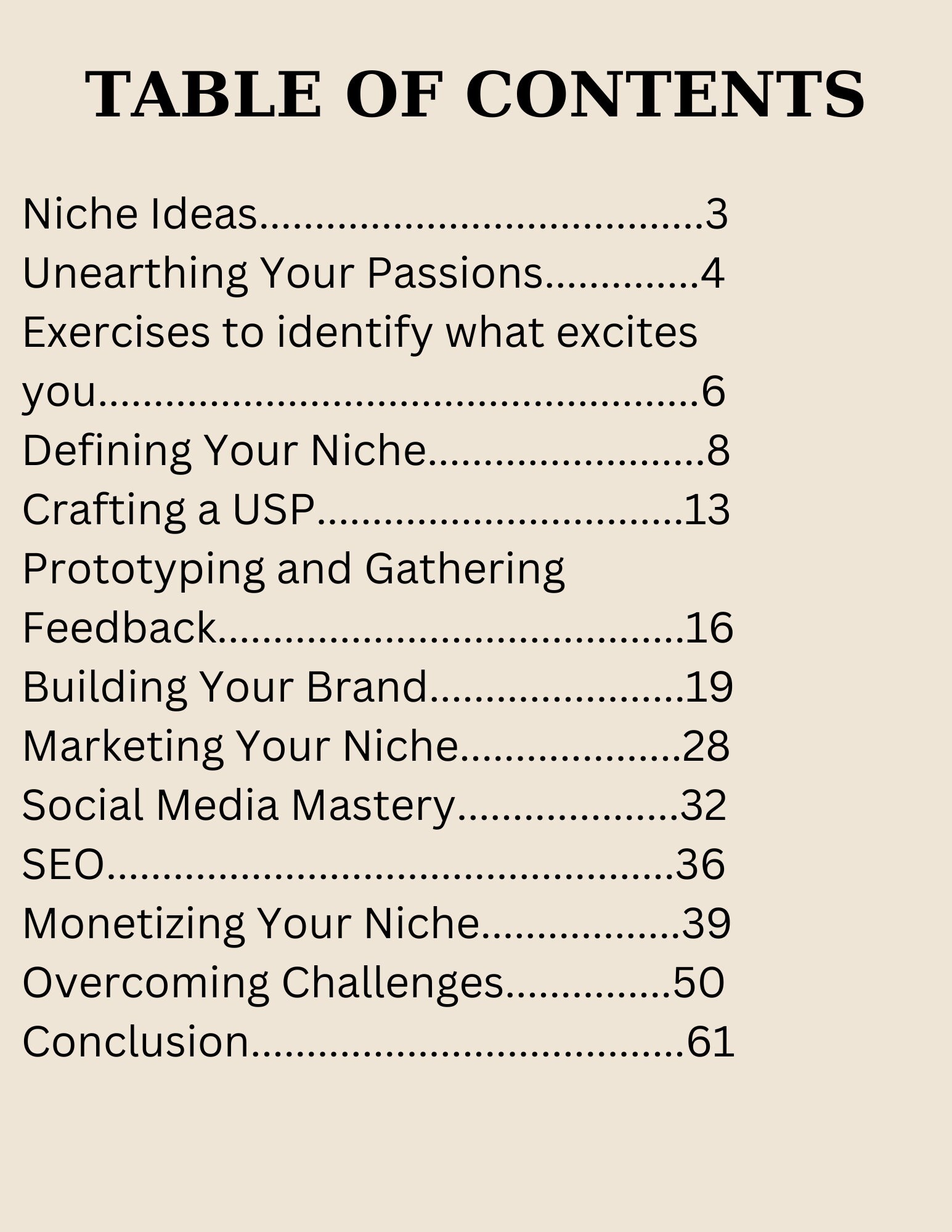 Niche User Guide.pdf Nailing Your Niche Digital Download PLR How to Guide Marketing Business ...