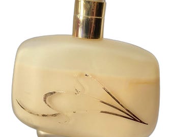 Maxim's de Paris Lotion Crèmeuse Pour Le Corps Frosted Glass Pump Vintage 1970s