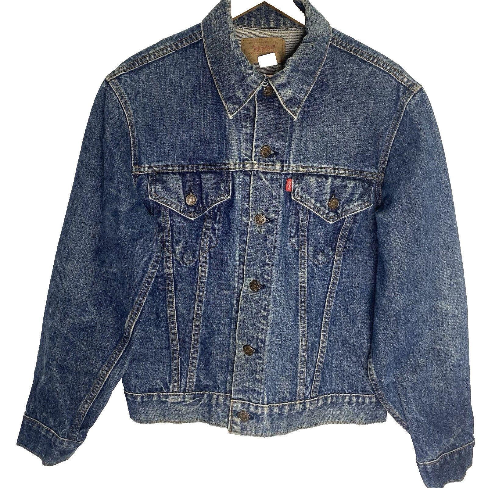 ジャケット・アウター Levis  size 42 WPL423 MADE IN U.S.A Levis Jean Jacket Mens Vintage Type III Trucker Denim WPL