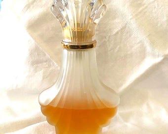 Rare Lola Rizzi LEnivrant Eau De Parfum Spray Shell Frosted Glass Vintage 1980s