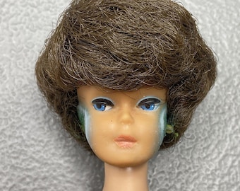 Barbie Midge Doll Bubble Cut Brunette Green Ears Mattel Vintage 1962 1958