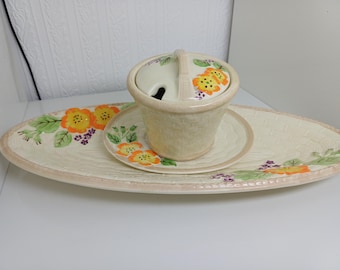 A trio of Royal Harvey, Staffordshire china