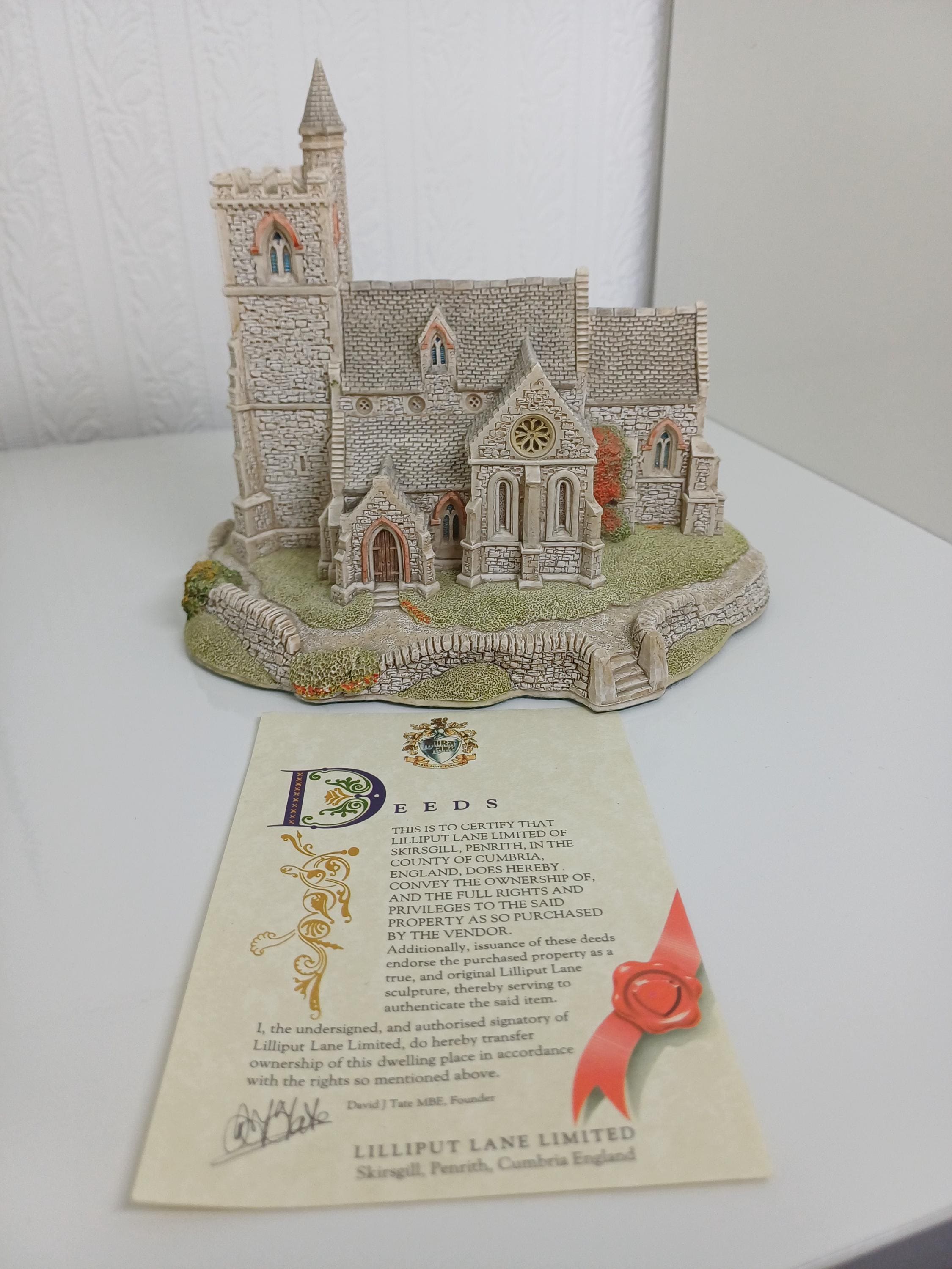Lilliput Lane Church - Etsy UK