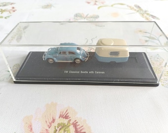 Vw beetle and Hymer Eriba pucj die cast model