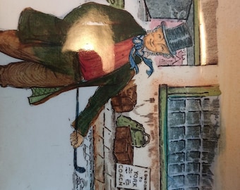 Royal Doulton dickensian plate 23cm x 19 Mark Tapley