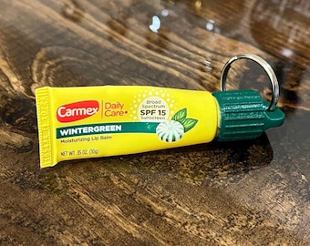 3D Printed Keychain Cap for Carmex, Tower 28 SOS, Blistex Medex