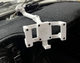 Phone Holder Mount for MGB or MG Midget Windshield - Gravity - MagSafe - Quad Lock - GoPro