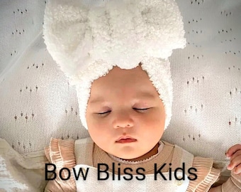 Big Bow Headwrap, Baby Headband, top knot headbands head wraps, Over Sized Bow Head wraps, Baby Headbands, Baby Girl Big Hair Bows, LULU