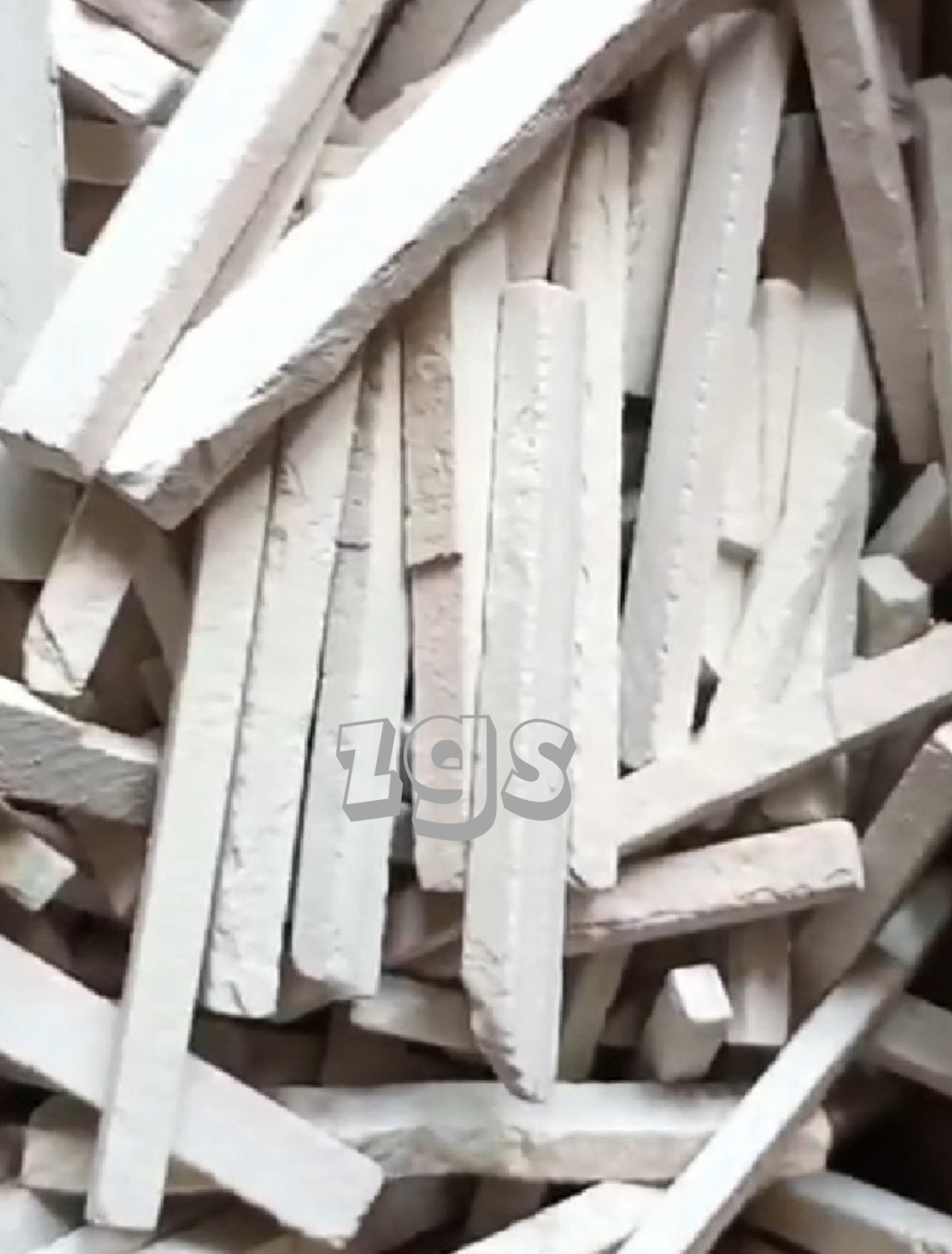 White Slate Pencils GRADE A FINE THICK - Natural Mauritius