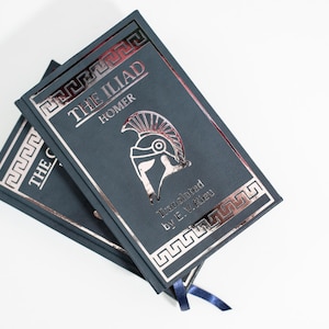 The Iliad & The Odyssey by Homer matching book set re-bind
