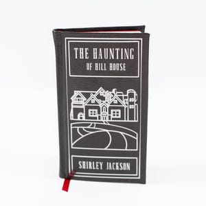 The Haunting of Hill House by Shirley Jackson leather novel book re-bind