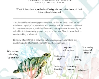 Treatment Planning Guide for Autism for Therapists Neurodiversity Affirming