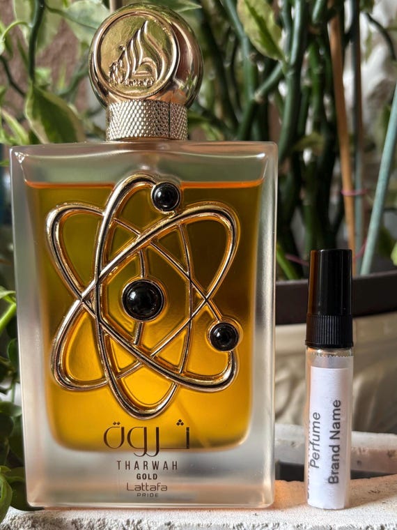 Tharwah Gold Unisex Eau De Parfum by Lattafa 5ml Sample. - Etsy