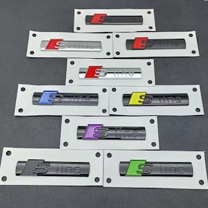 AUDI S-Line side emblem badge