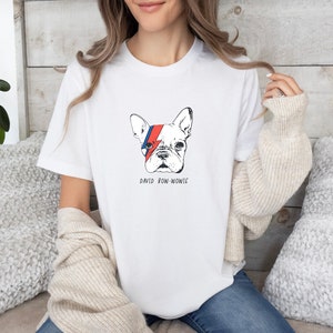 David bowie sale dog shirt