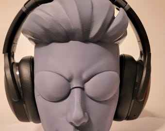 Invincible Mark Grayson Headphone Display Stand Anime headset Holder Grey