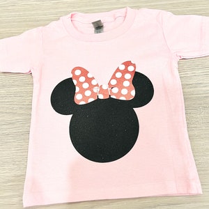 Disney shirt, Minnie Mouse, Daisy, glittery shirt, birthday t-shirt, Disneyland t-shirt