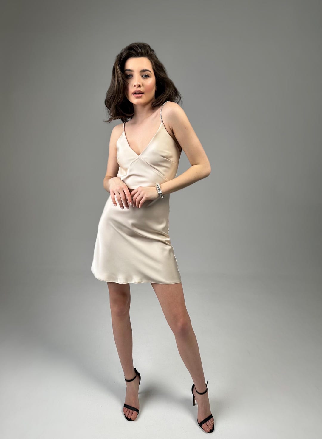 Seren dress beige