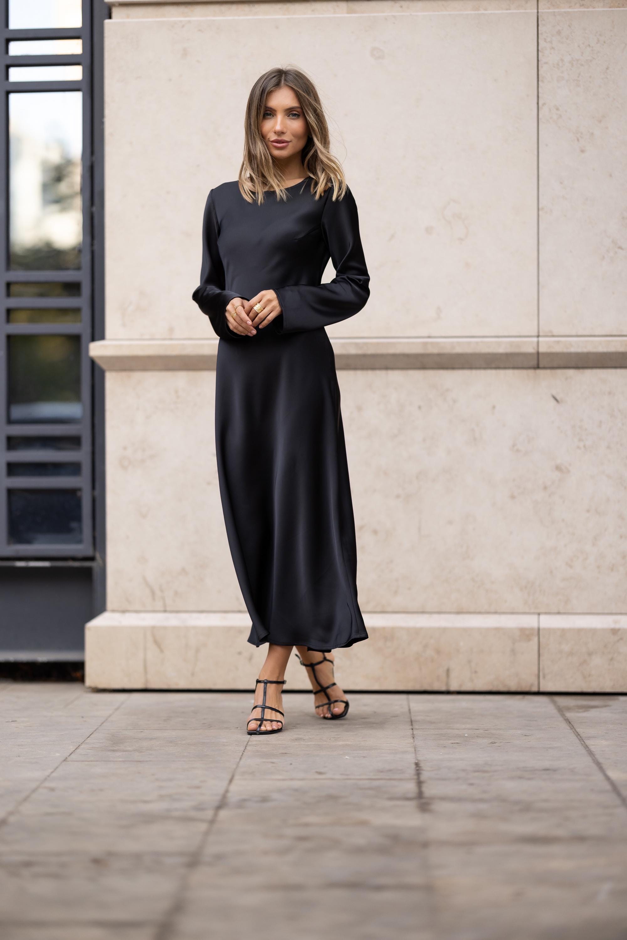 Black Maxi Dress Long Sleeve Canada