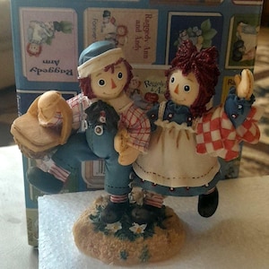 Raggedy Ann and Andy Statues - Etsy