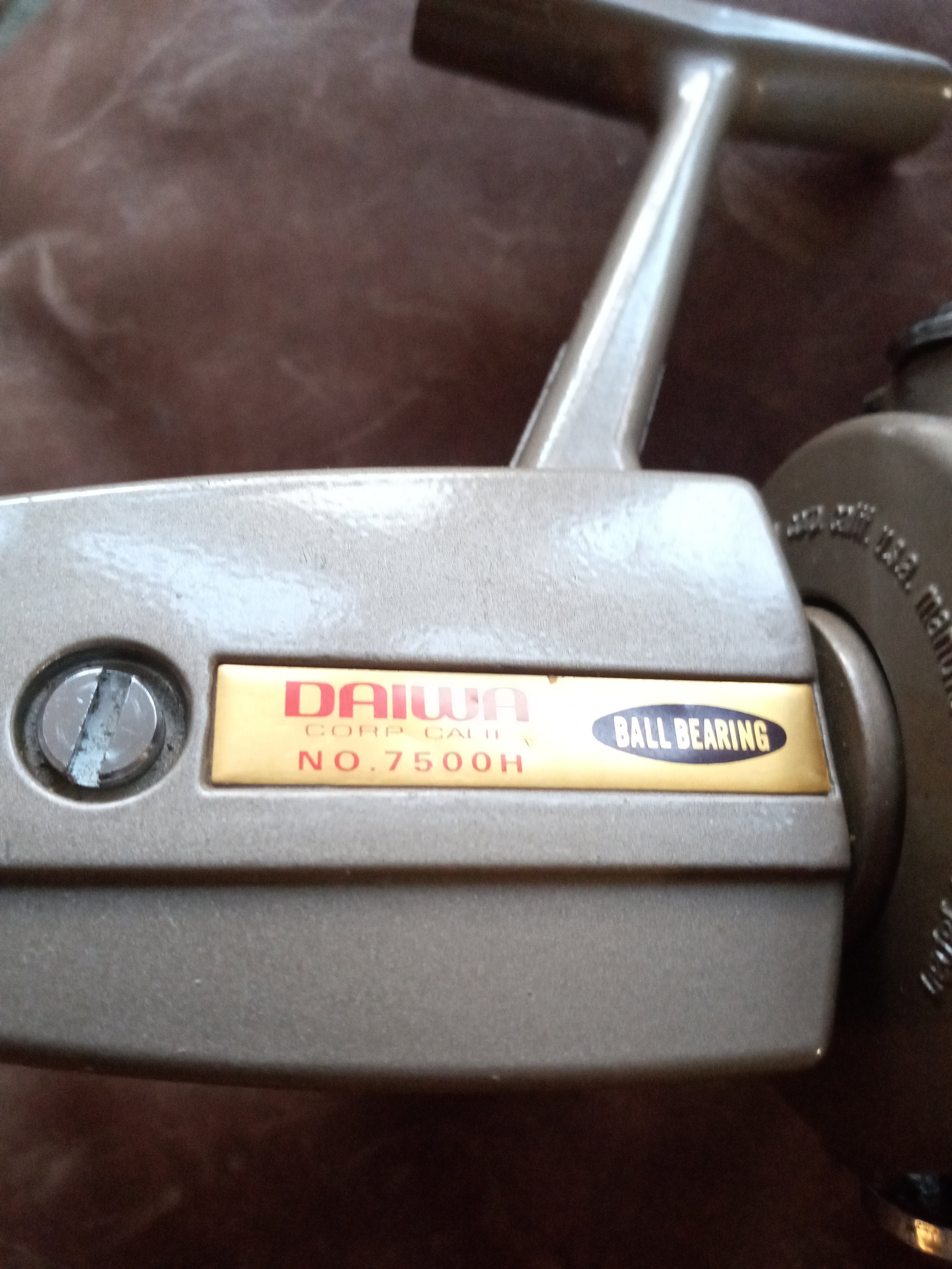 Vintage Daiwa 7500H Ball Bearing Fishing Reel UK