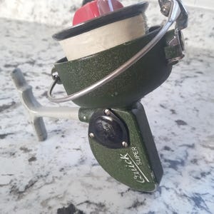 dam quick super fishing reel Rare Antique Fixed spool with Spare Spool and Boo Antique & Vintage Tackle Custom DAM Quick 270 super