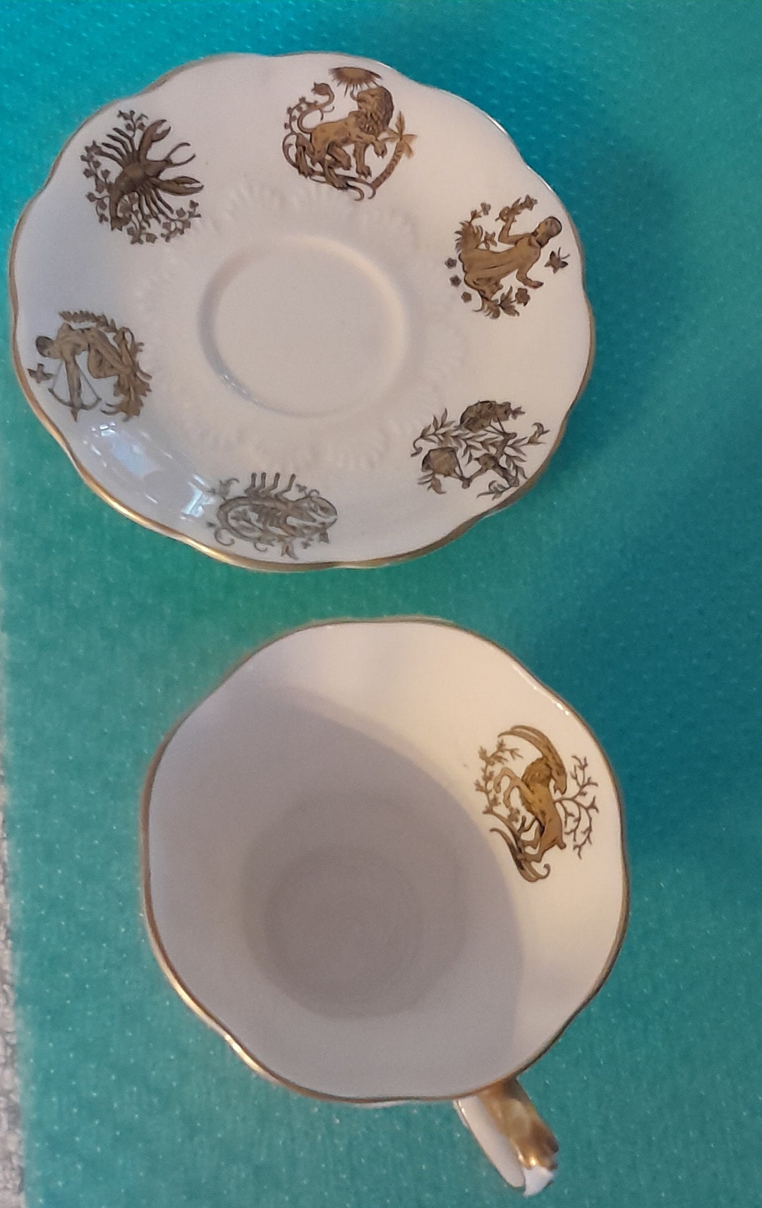 VERY RARE FIND Zodiac Tea Cup and Saucer Set Etsy