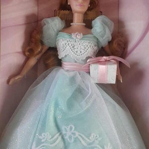 birthday wishes black barbie blue dress 2000s VINTAGE GUNNE SAX JESSICA MCCLINTOCK LACE APPLIQUE SATIN AND ORGANZA D –  Vintage Clothing & Fashions