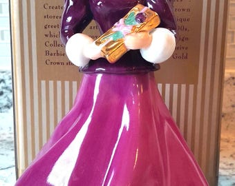 Barbie Hallmark limited edition Holiday Traditions porcelain figurine