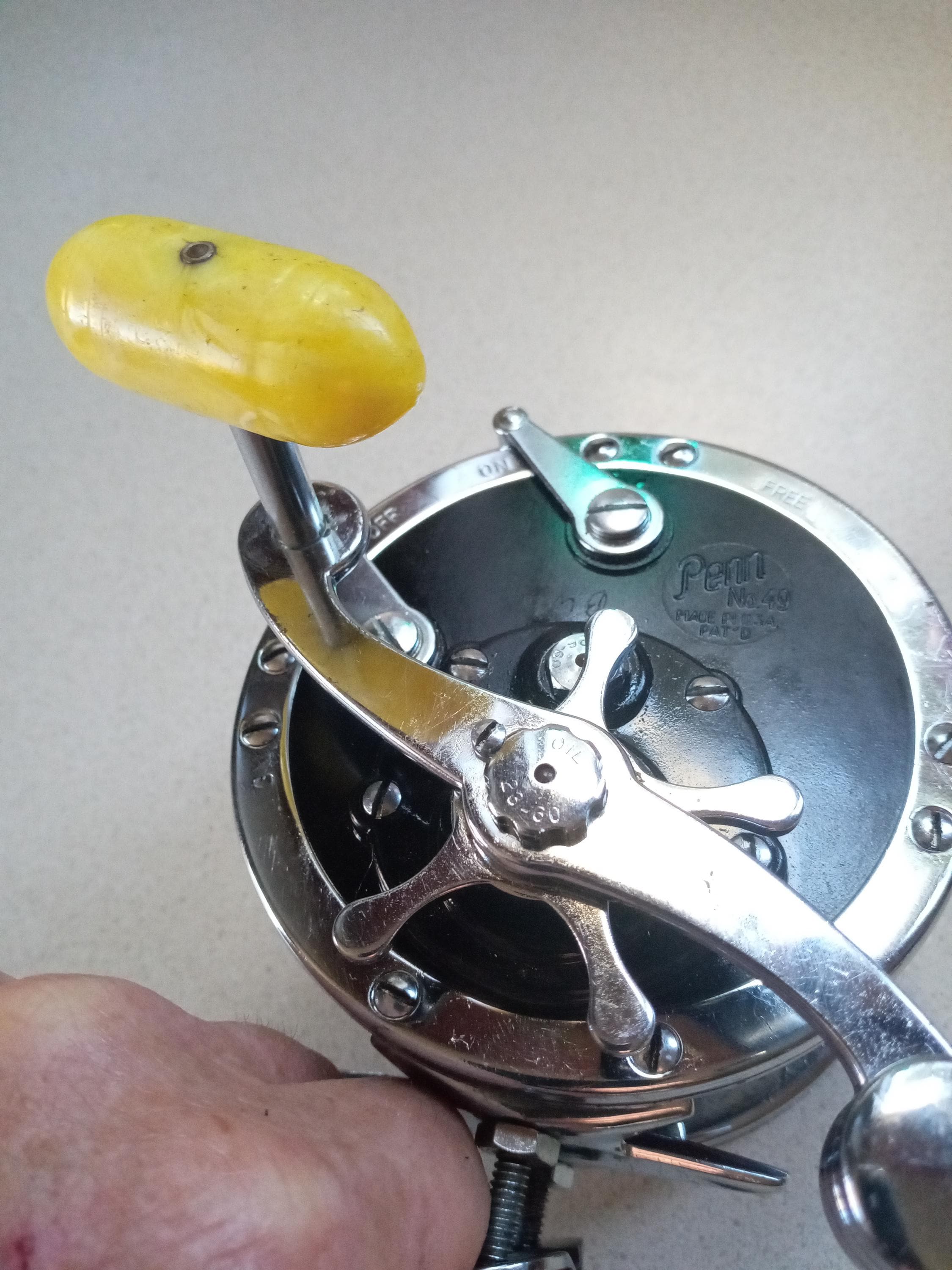 PENN№49SUPERMARINERスーパーマリナー Penn 49 Super Mariner W/torpedo Bakelite Handle - Etsy
