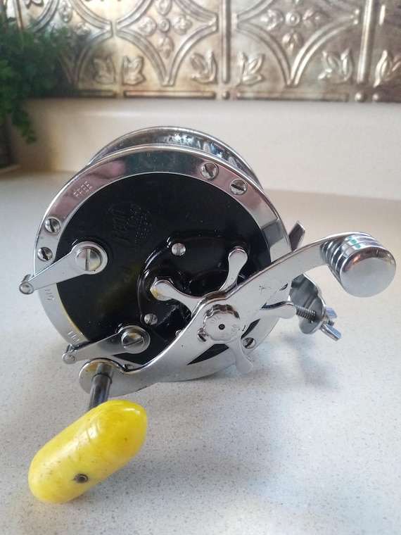 Penn 49 Super Mariner W/torpedo Bakelite Handle - Etsy