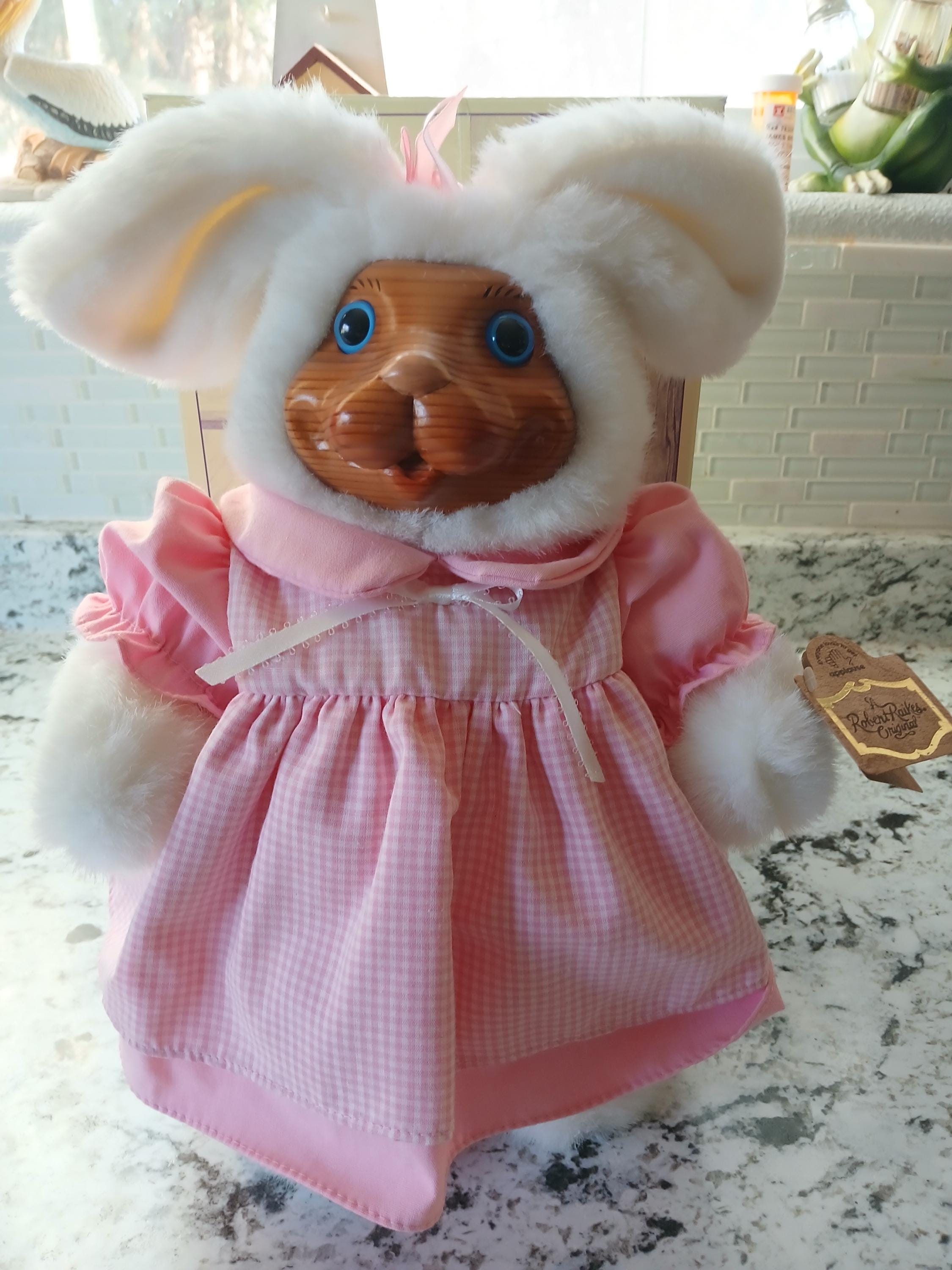 Vntage Robert Rakes Collector Bear Black Jonted LE 490 Applause 1988